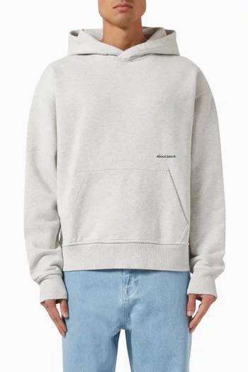 Box Logo Hoodie in Cotton