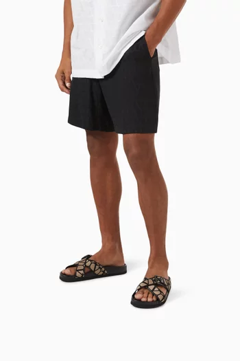 Valentino Garavani Criss Cross Sandals in Toile Iconographe Technical Fabric