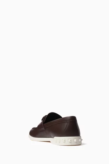 Valentino Garavani Leisure Flows Loafers in Leather