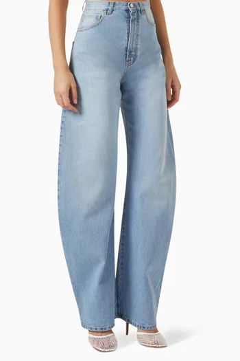 Round Jeans in Denim