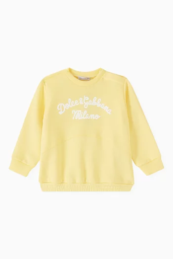 DG Logo-print Sweatshirt in Cotton-jersey