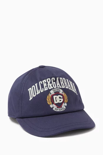 Logo Baseball Cap in Cotton-twill