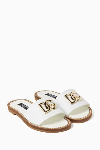 DG Logo Slides in Leather