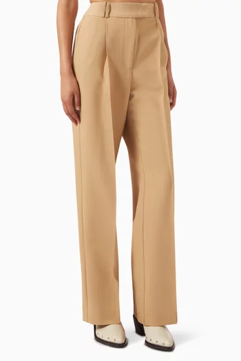 Irena Slouch Pants in Recycled Polyester Blend
