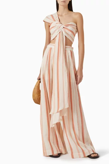 Vienna One-shoulder Top in Cotton