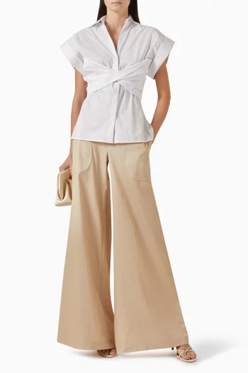 Elliot Twist Top in Cotton