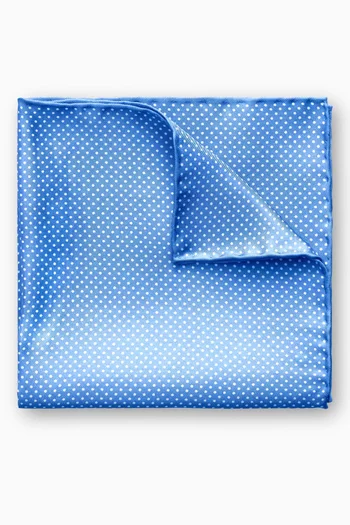 منديل جيب منقط حرير