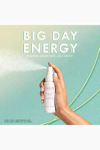 Big Day Energy Face Mist, 75ml