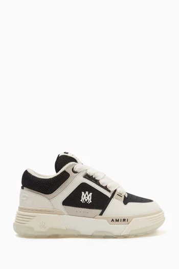 MA-1 Low-top Sneakers in Leather & Mesh