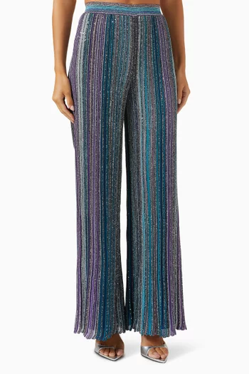 Sequin-embellished Pants