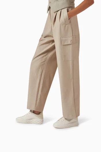 Diamond Maxi/F II Sneakers in Leather