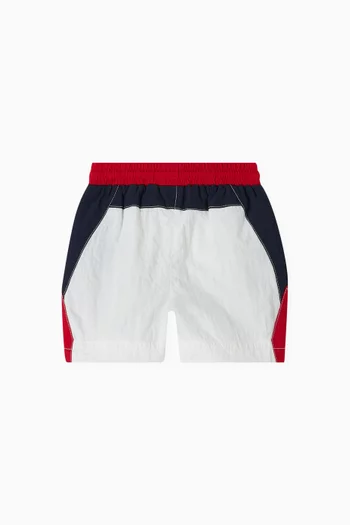 Turbo Track Shorts in Nylon-blend