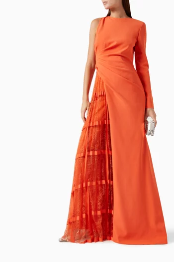 Long Asymmetric Top in Crepe