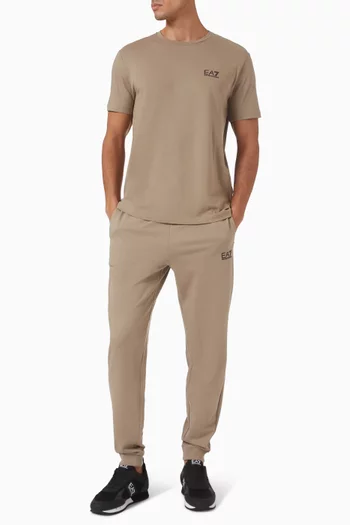 EA7 Logo T-shirt in Cotton