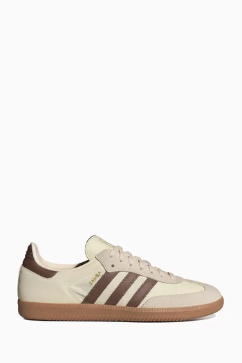 Buy adidas Neutral Samba OG Sneakers in Leather For Men Online Ounass Bahrain