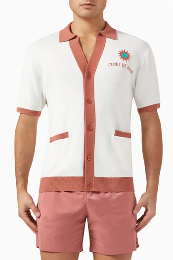 Clube de Praia Romero Cardigan in Cotton