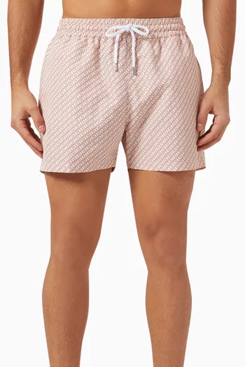 Angra Twill Swim Shorts in Recycled Polyester