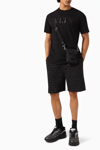 Valentino Garavani Bermuda Shorts in Toile Iconographe Cotton
