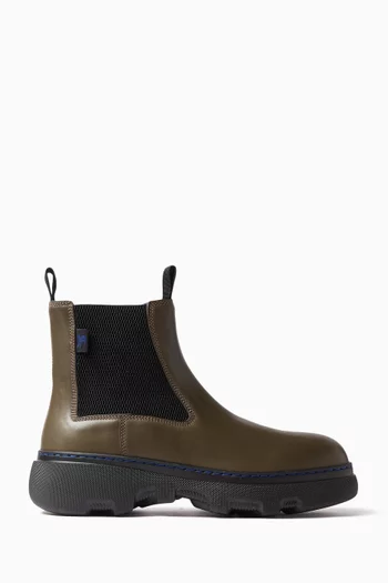 Mini Creeper Chelsea Boots in Leather