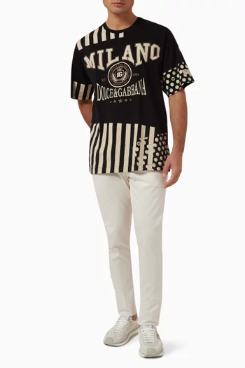 Logo Print T-shirt in Cotton