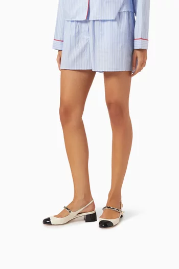Slingback Pumps in Leather