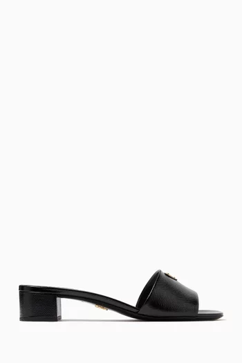 Ciabatte 35 Mules in Saffiano Leather