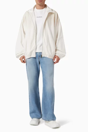 تي شيرت اكسفورد يو مزين بشعار الماركة قطن