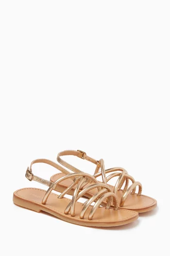 Cassie Sandals in Leather