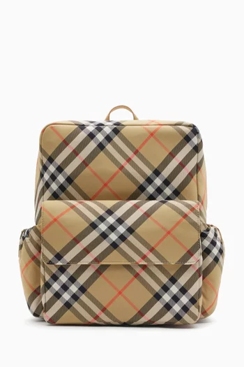 Vintage Check Backpack