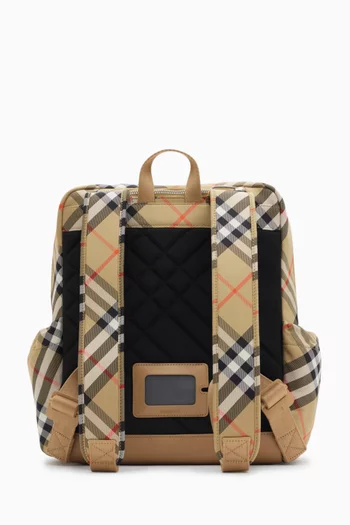 Vintage Check Backpack