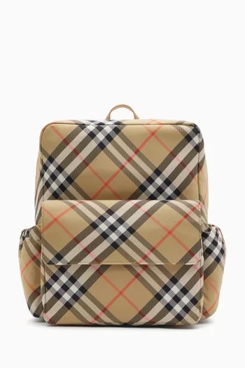 Vintage Check Backpack