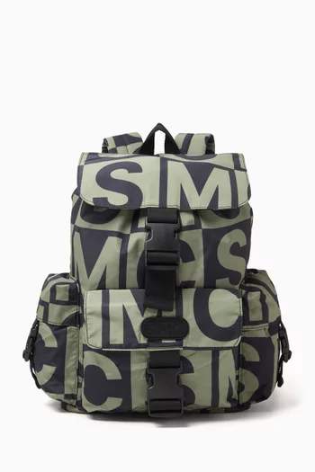 Stella Logo-print Backpack in Nylon