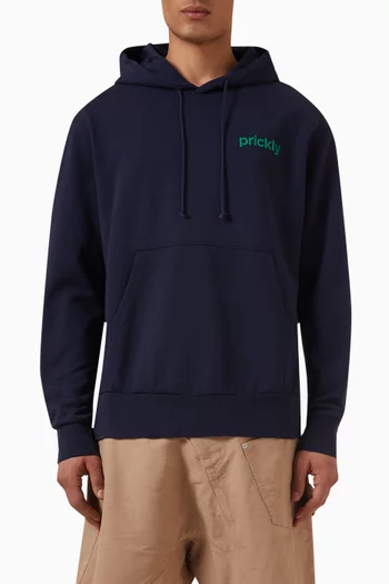 Prickly Back Print Hoodie in Organic Cotton
