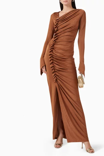 Wind Gown in Silk-jersey