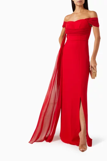 Off-shoulder Gown