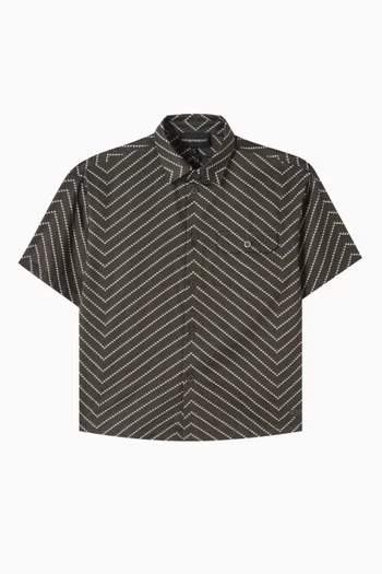 Diagonal Stripe Shirt