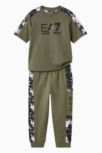 Camo Logo Sweatpants in Jersey