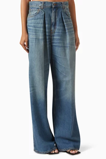 Candy High-rise Wide-leg Jeans in Denim
