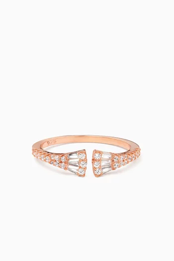 Dream Ring in Rose Gold-plated Sterling Silver