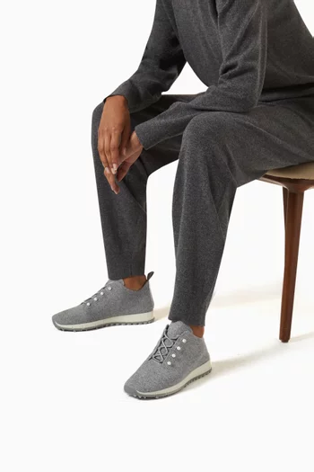 Veles Sneakers in Cashmere-knit