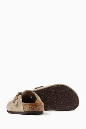 Boston Clogs in Suede Leather