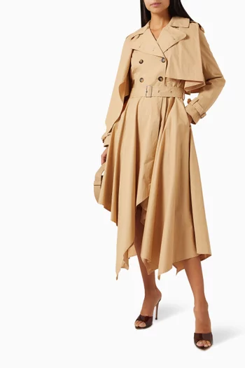 Casia Trench Coat in Cotton