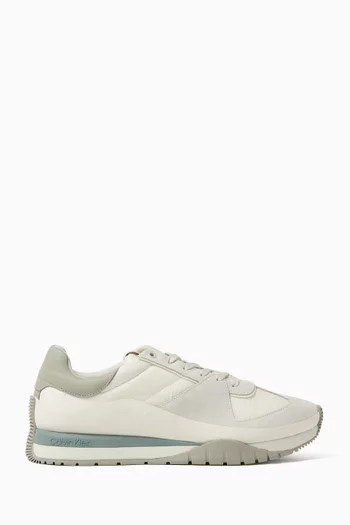 Low-top Sneakers in Mixed-material