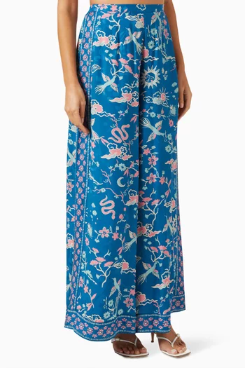 Desert Bandita Wide-leg Pants in Viscose Blend