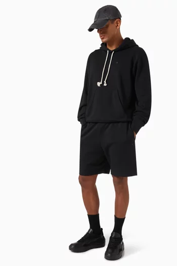 Face Logo-patch Hoodie in Cotton