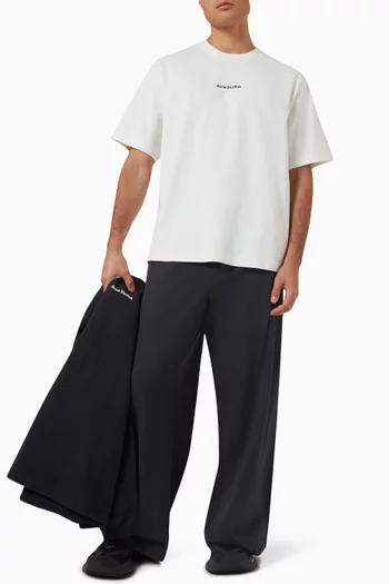 تي شيرت بختم الماركة قطن جيرسيه