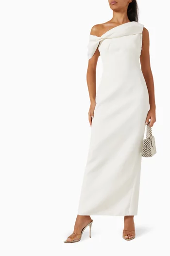 Williamston One-shoulder Midi Dress
