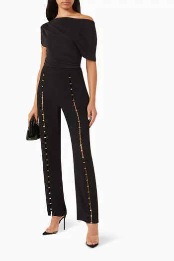 Rossgreen Straight-leg Pants in Crepe