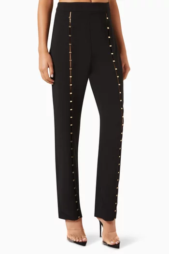 Rossgreen Straight-leg Pants in Crepe