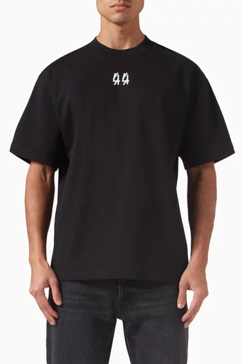 Crinkle T-shirt in Cotton